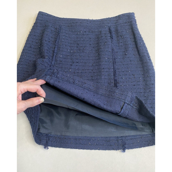 Brooks Brothers Size 12P Pencil Skirt NEW Blue Tweed Office Academia Preppy Mini - Picture 5 of 9